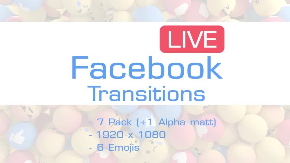 Facebook Like Reactions Transition Videohive 19619829 Motion Graphics Image 1