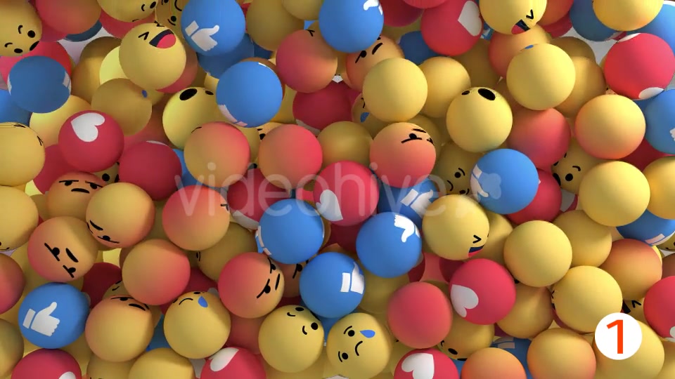 Facebook Like Reactions Transition Videohive 19619829 Motion Graphics Image 3