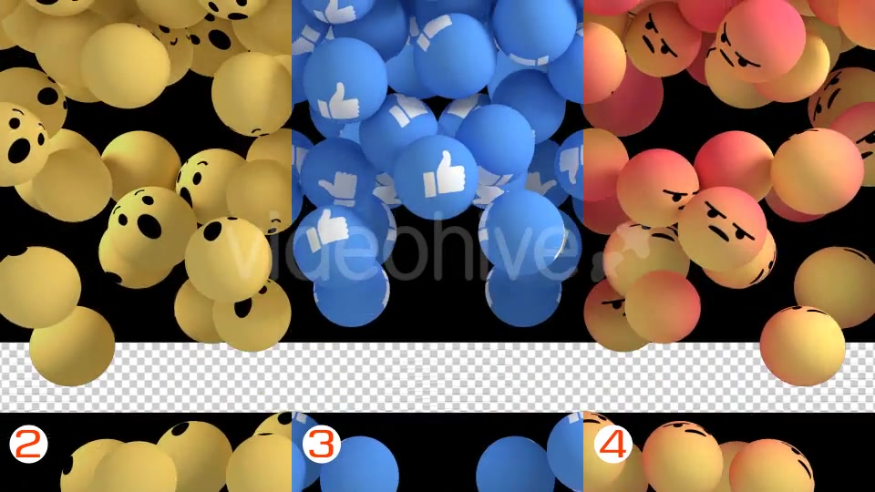 Facebook Like Reactions Transition Videohive 19619829 Motion Graphics Image 6