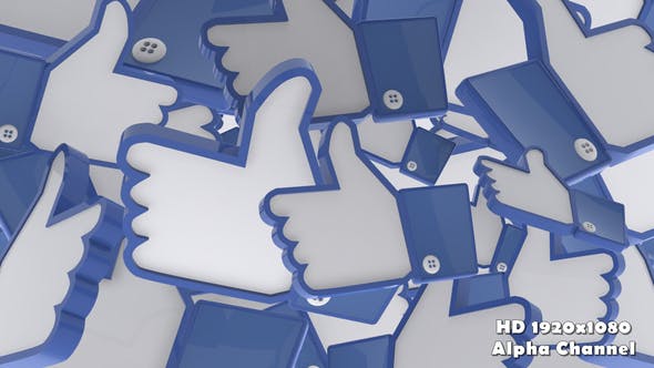 Facebook Likes Transition - 19453527 Videohive Download