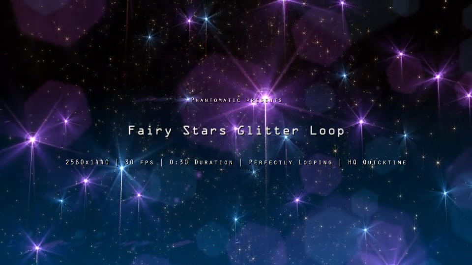 Fairy Stars Glitter Videohive 18263943 Motion Graphics Image 4