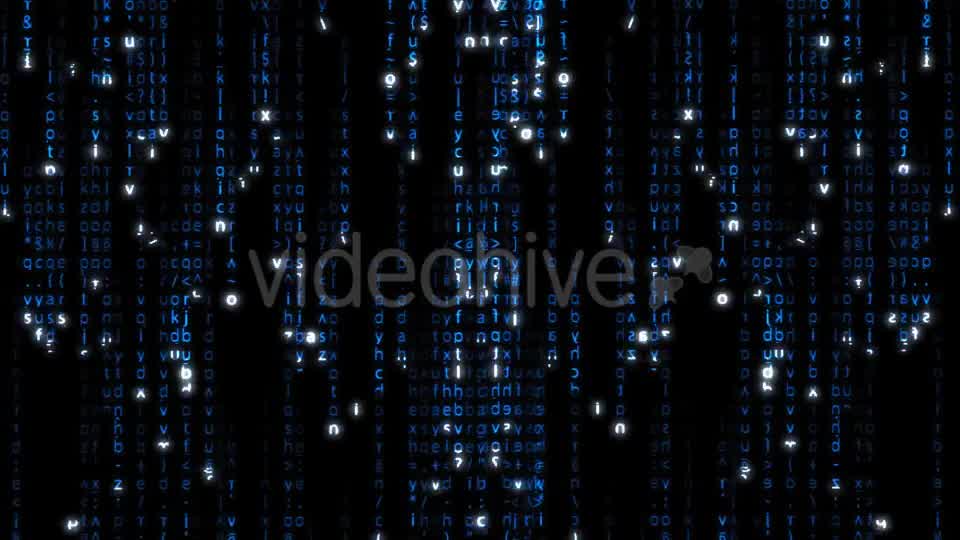 Falling Blue Matrix Code Videohive 20618063 Motion Graphics Image 10