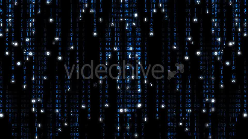 Falling Blue Matrix Code Videohive 20618063 Motion Graphics Image 11