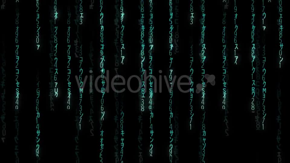 Falling Blue Matrix Code Videohive 20813487 Motion Graphics Image 11