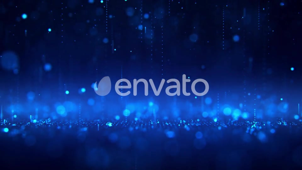 Falling Blue Particles Background Videohive 22975339 Motion Graphics Image 3