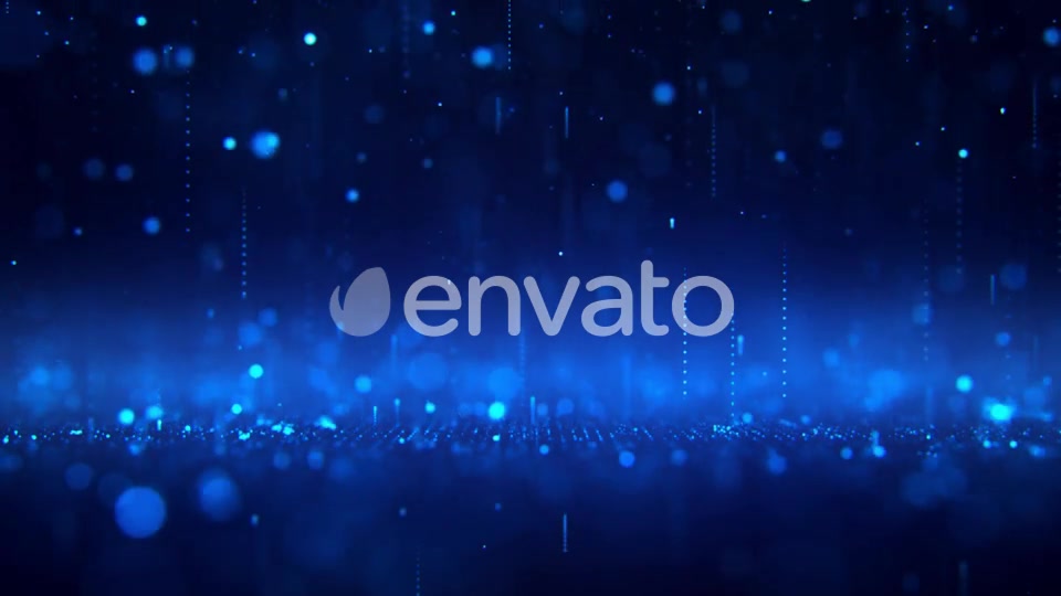 Falling Blue Particles Background Videohive 22975339 Motion Graphics Image 5