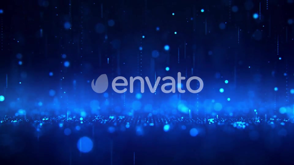 Falling Blue Particles Background Videohive 22975339 Motion Graphics Image 6