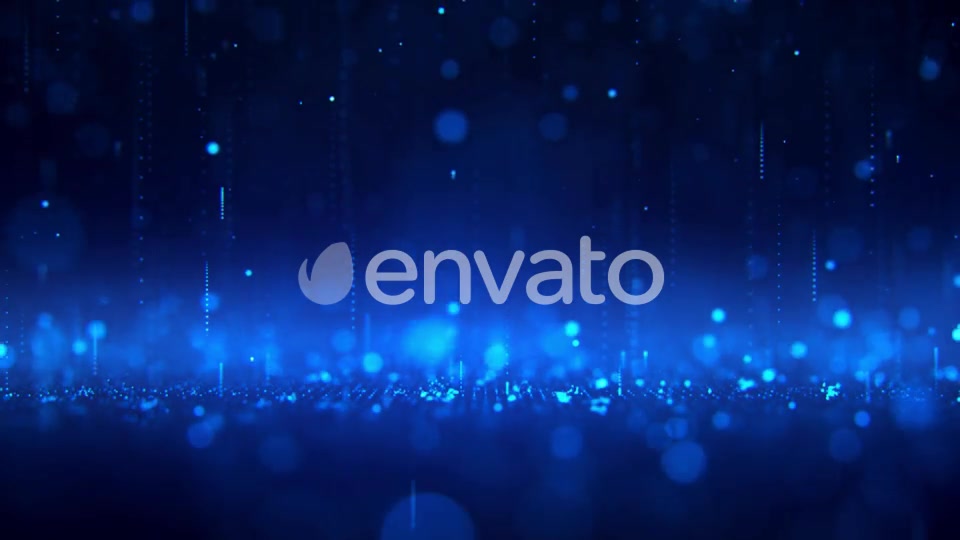 Falling Blue Particles Background Videohive 22975339 Motion Graphics Image 7