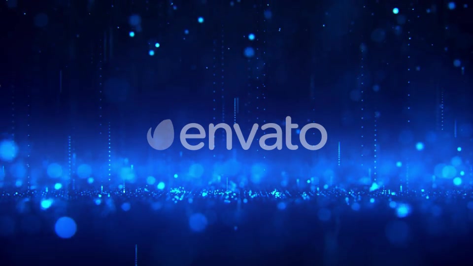 Falling Blue Particles Background Videohive 22975339 Motion Graphics Image 8