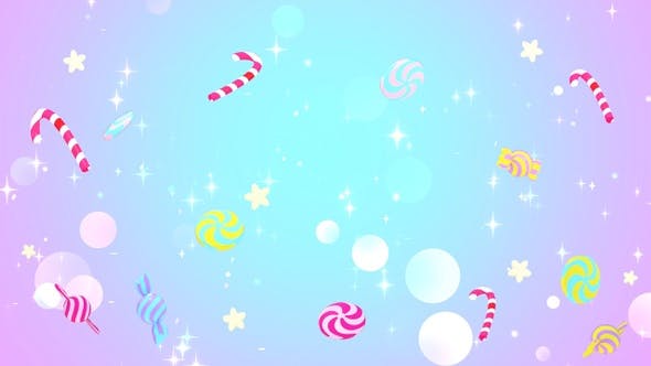 Falling Candies Background - 24047811 Videohive Download