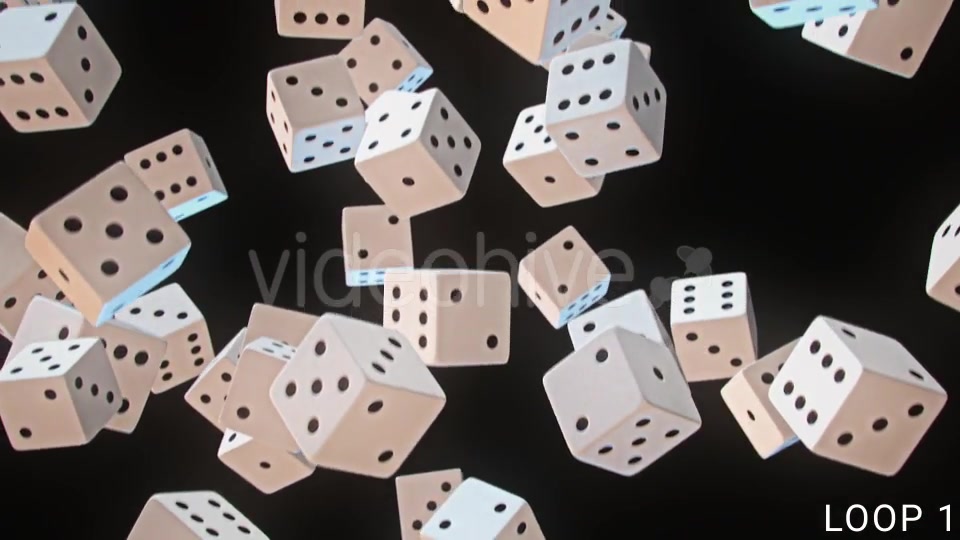 Falling Dice Loops Videohive 17398684 Motion Graphics Image 5