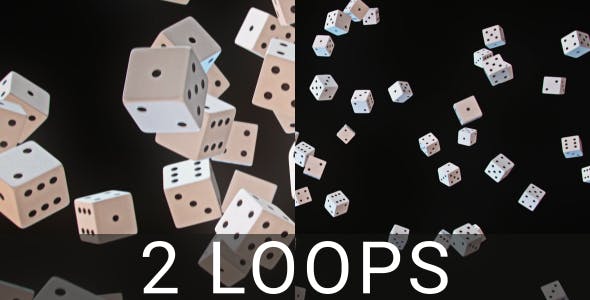 Falling Dice Loops - Videohive 17398684 Download