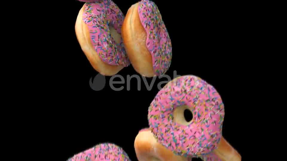 Falling Different Donuts Videohive 22279883 Motion Graphics Image 9