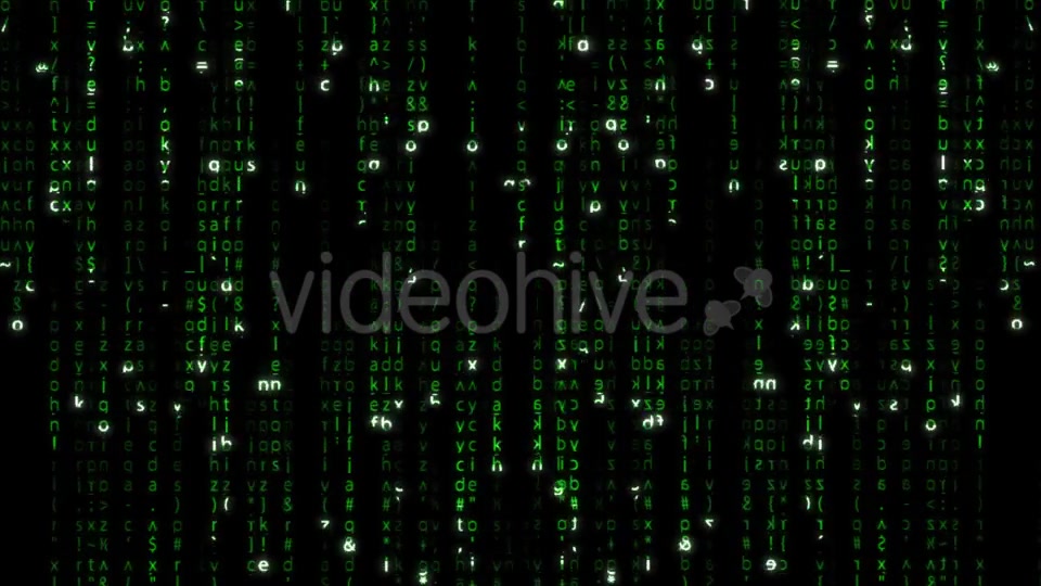 Falling Green Matrix Code Videohive 20618052 Motion Graphics Image 7