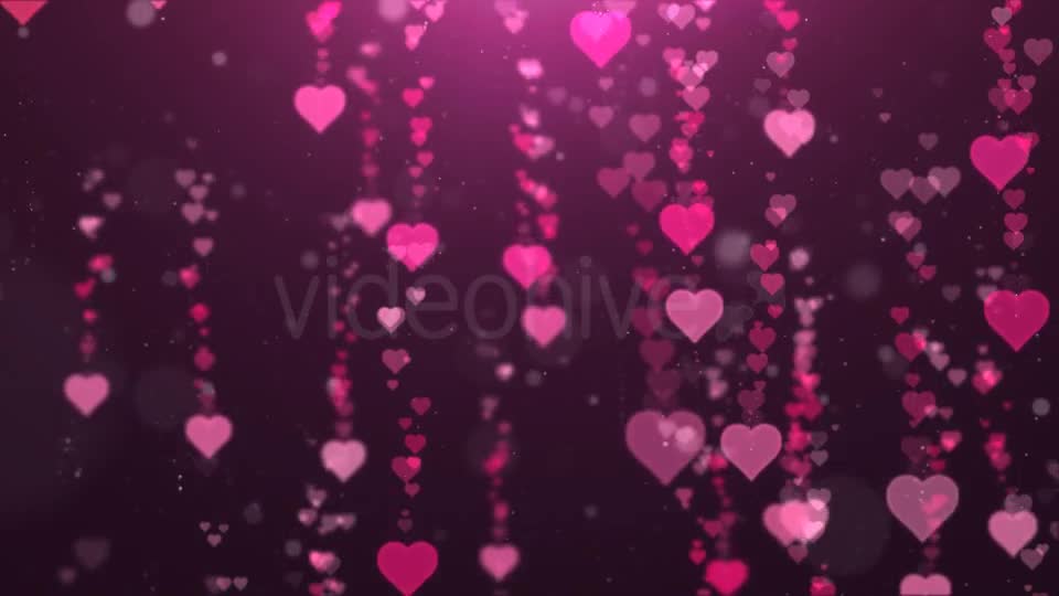 Falling Heart Background Videohive 10285019 Motion Graphics Image 1