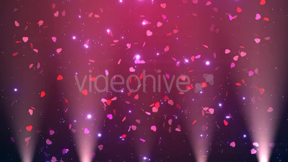 Falling Hearts Videohive 14371496 Motion Graphics Image 1