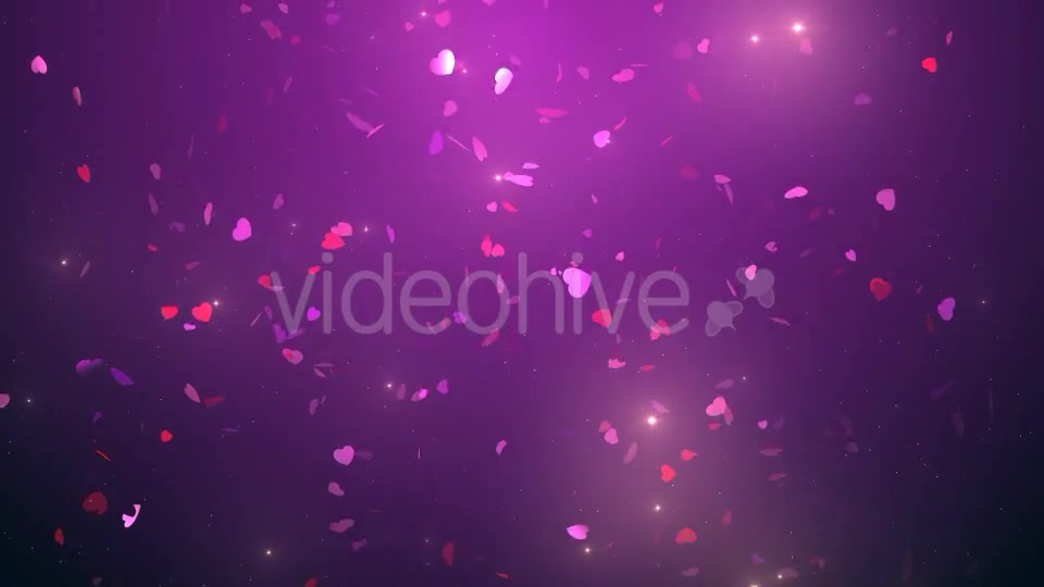 Falling Hearts Videohive 19376238 Motion Graphics Image 2
