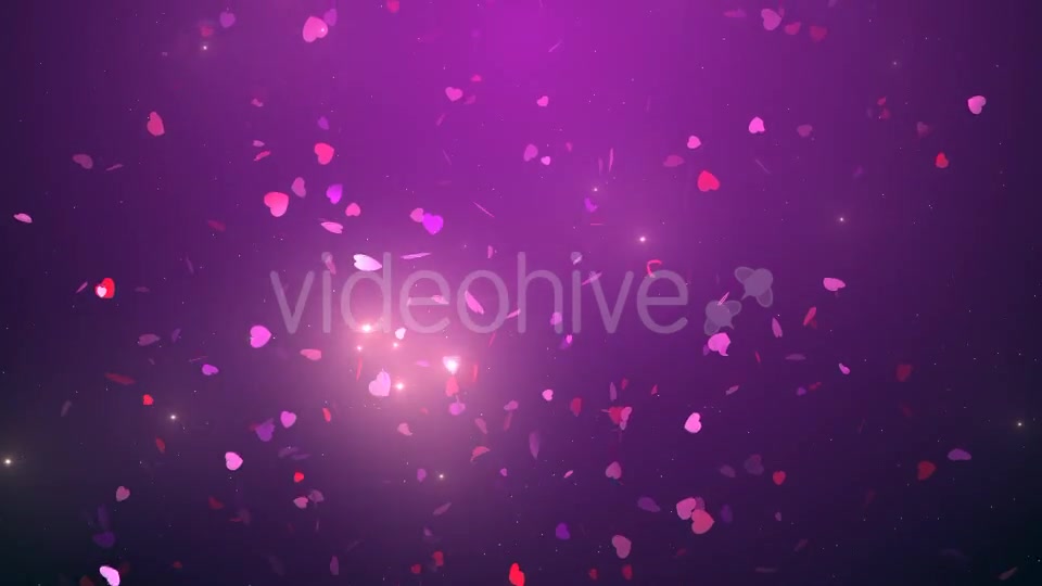 Falling Hearts Videohive 19376238 Motion Graphics Image 3