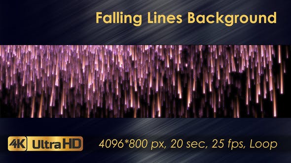 Falling Lines Background - 21830015 Videohive Download