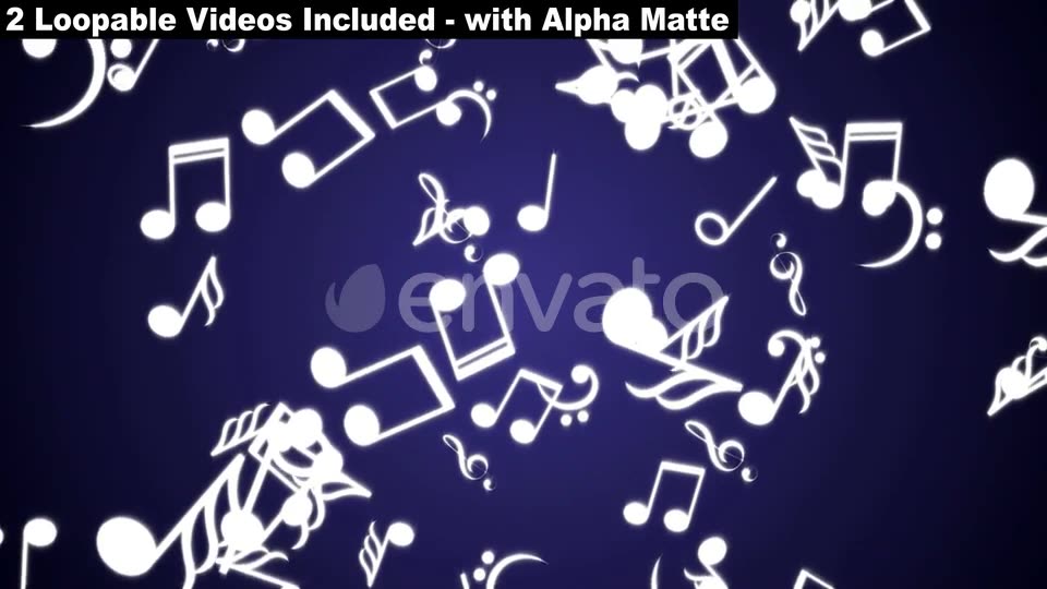 Falling NoteFalling Musical Note Package Videohive 23789777 Motion Graphics Image 3