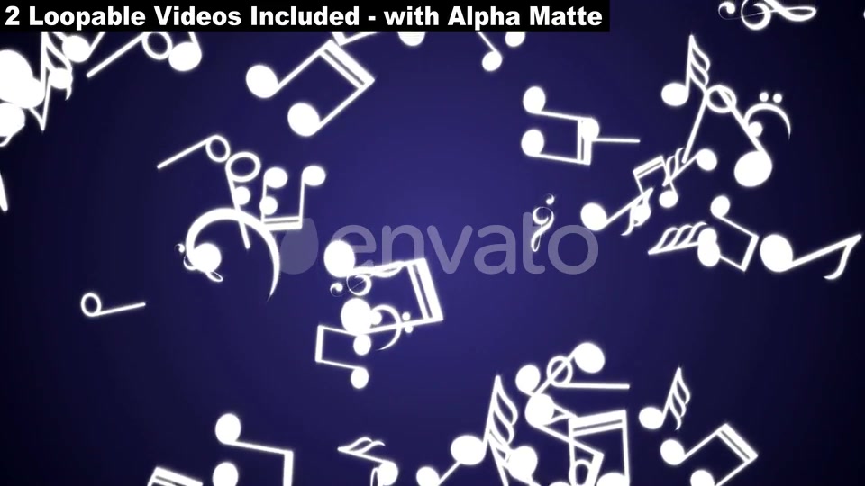 Falling NoteFalling Musical Note Package Videohive 23789777 Motion Graphics Image 4