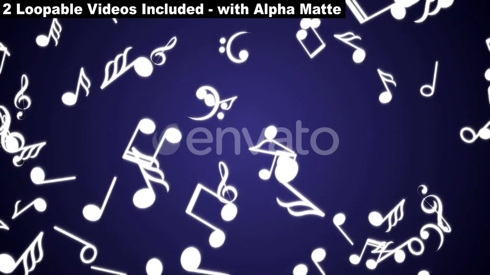 Falling NoteFalling Musical Note Package Videohive 23789777 Motion Graphics Image 5