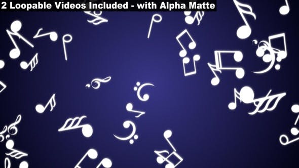 Falling NoteFalling Musical Note Package - Videohive Download 23789777