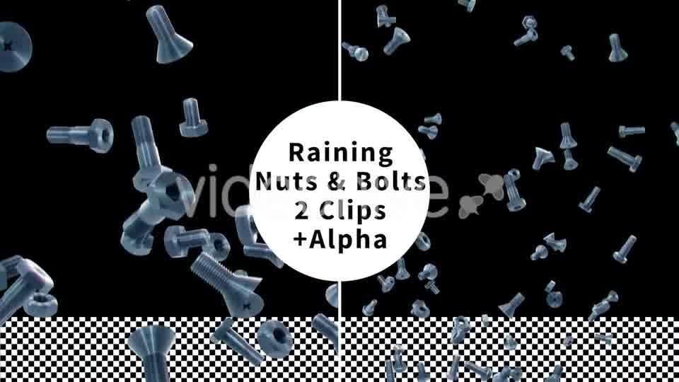 Falling Nuts and Bolts Videohive 9920252 Motion Graphics Image 10