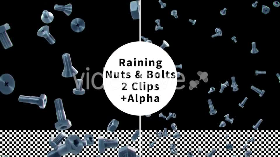Falling Nuts and Bolts Videohive 9920252 Motion Graphics Image 2