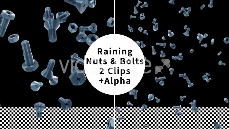 Falling Nuts and Bolts Videohive 9920252 Motion Graphics Image 4