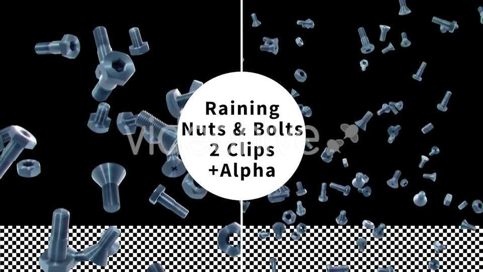 Falling Nuts and Bolts Videohive 9920252 Motion Graphics Image 5