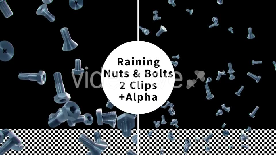 Falling Nuts and Bolts Videohive 9920252 Motion Graphics Image 6