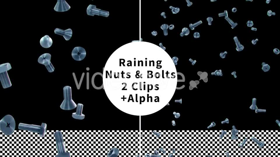 Falling Nuts and Bolts Videohive 9920252 Motion Graphics Image 7