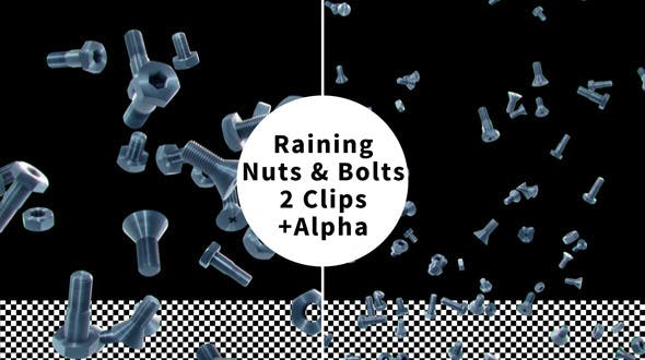 Falling Nuts and Bolts - 9920252 Videohive Download