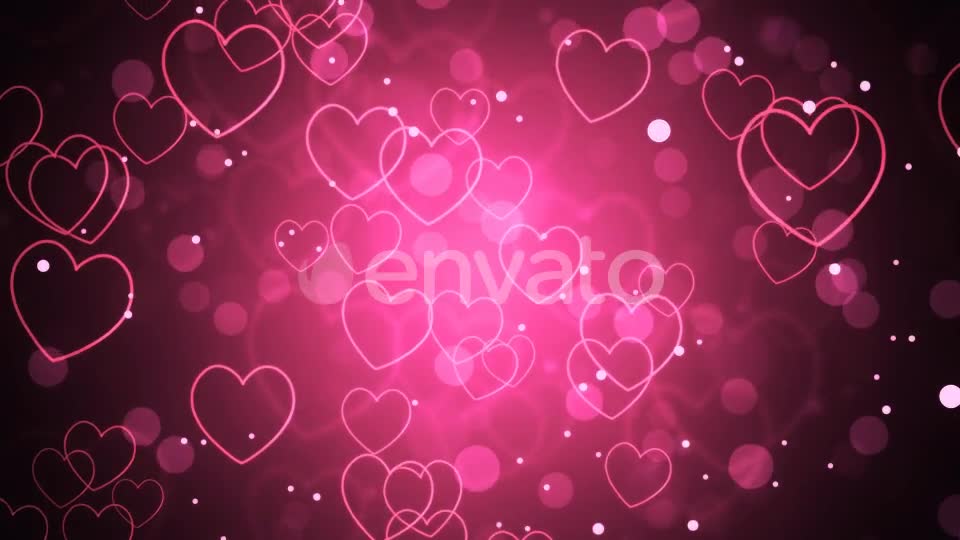 Falling Pink Hearts Videohive 21421159 Motion Graphics Image 1