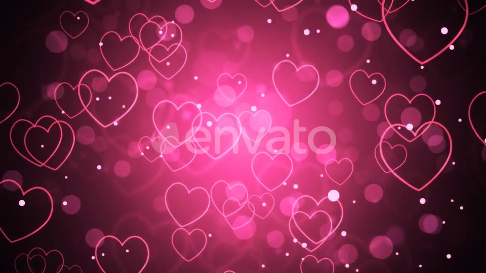 Falling Pink Hearts Videohive 21421159 Motion Graphics Image 2