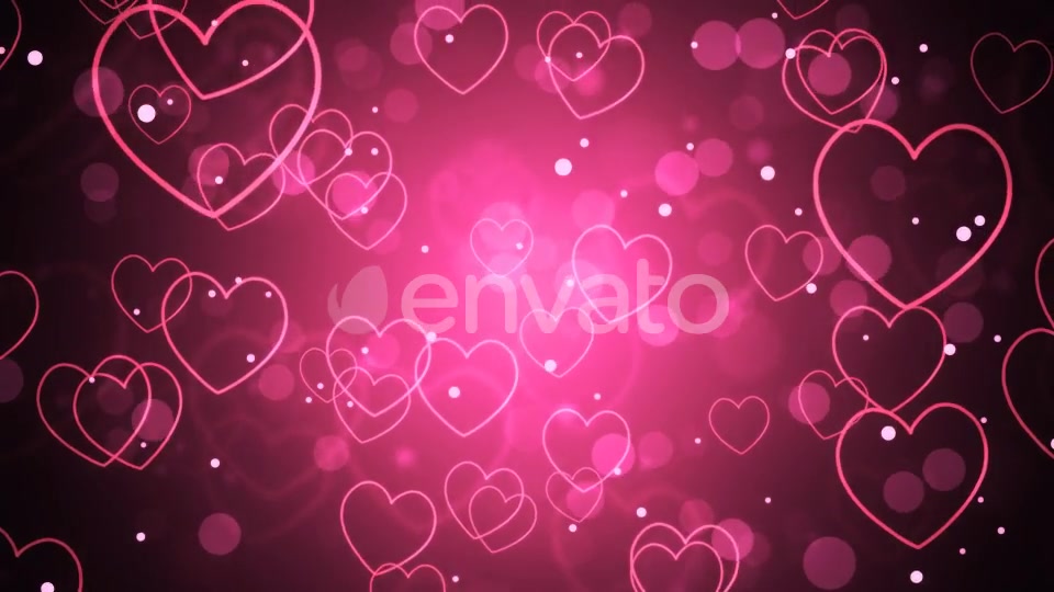 Falling Pink Hearts Videohive 21421159 Motion Graphics Image 3