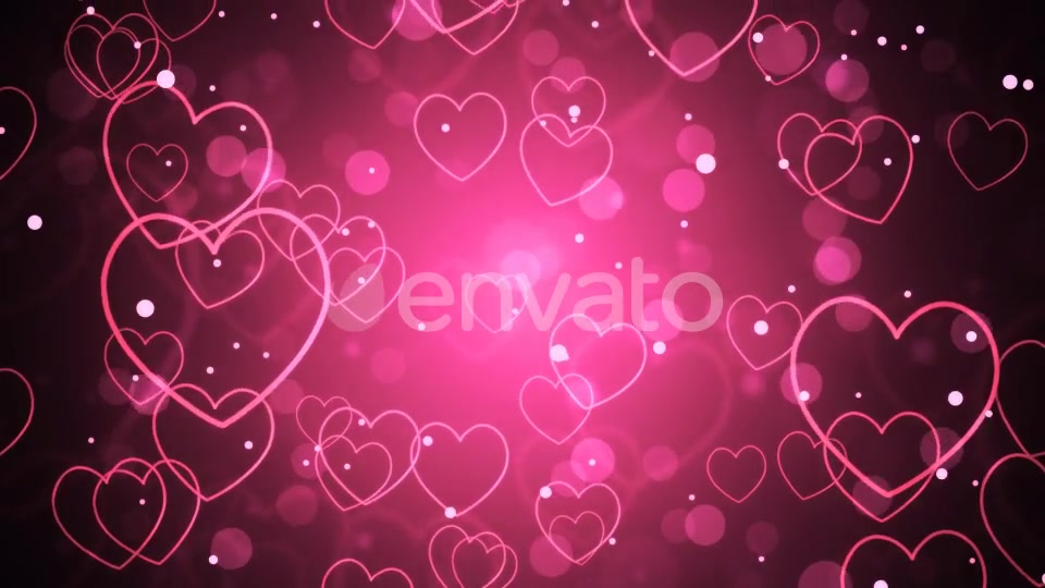 Falling Pink Hearts Videohive 21421159 Motion Graphics Image 4