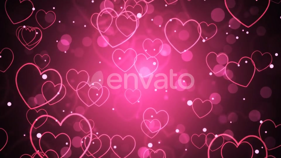 Falling Pink Hearts Videohive 21421159 Motion Graphics Image 5