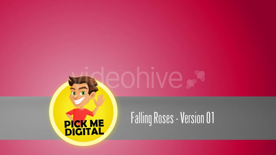 Falling Roses Version 01 Videohive 16072621 Motion Graphics Image 3