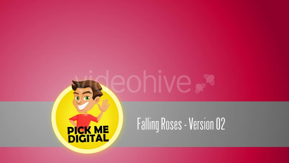 Falling Roses Version 02 Videohive 16072672 Motion Graphics Image 3