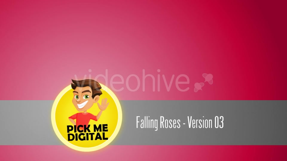Falling Roses Version 03 Videohive 16072685 Motion Graphics Image 3