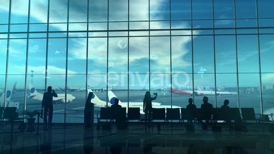 Family Travel By Plane Videohive 22372491 Motion Graphics Image 3