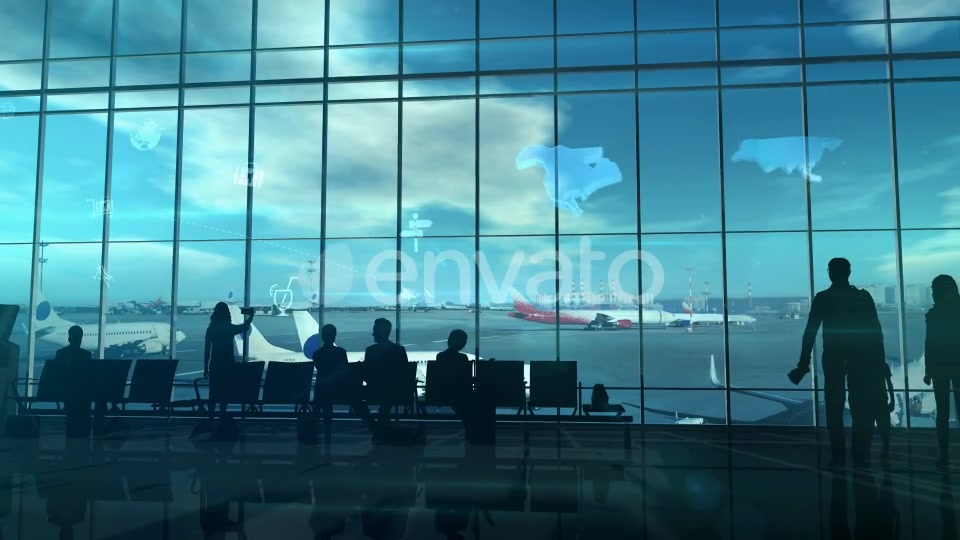 Family Travel By Plane Videohive 22372491 Motion Graphics Image 5
