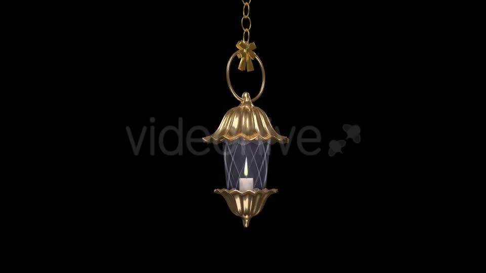 Fantasy Lantern Golden Flower Videohive 9521984 Motion Graphics Image 1