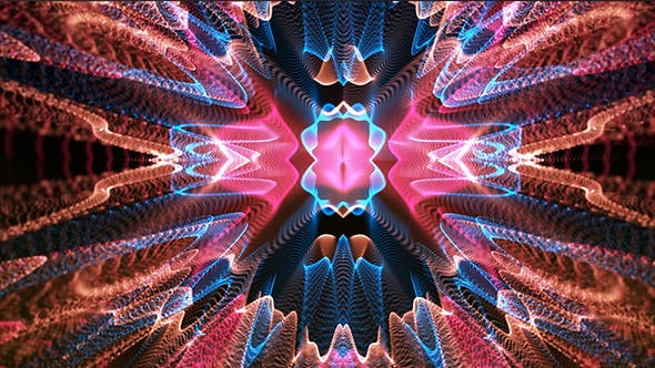 Fantasy Red and Blue Kaleido - Videohive 19706730 Download