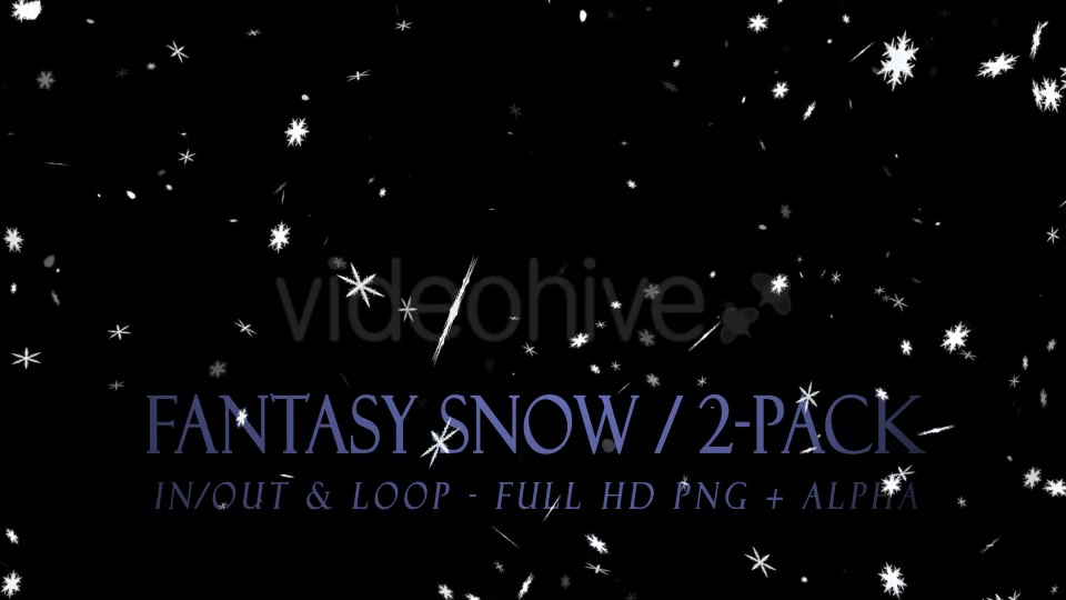 Fantasy Snow Pack of 2 Videohive 9737704 Motion Graphics Image 3