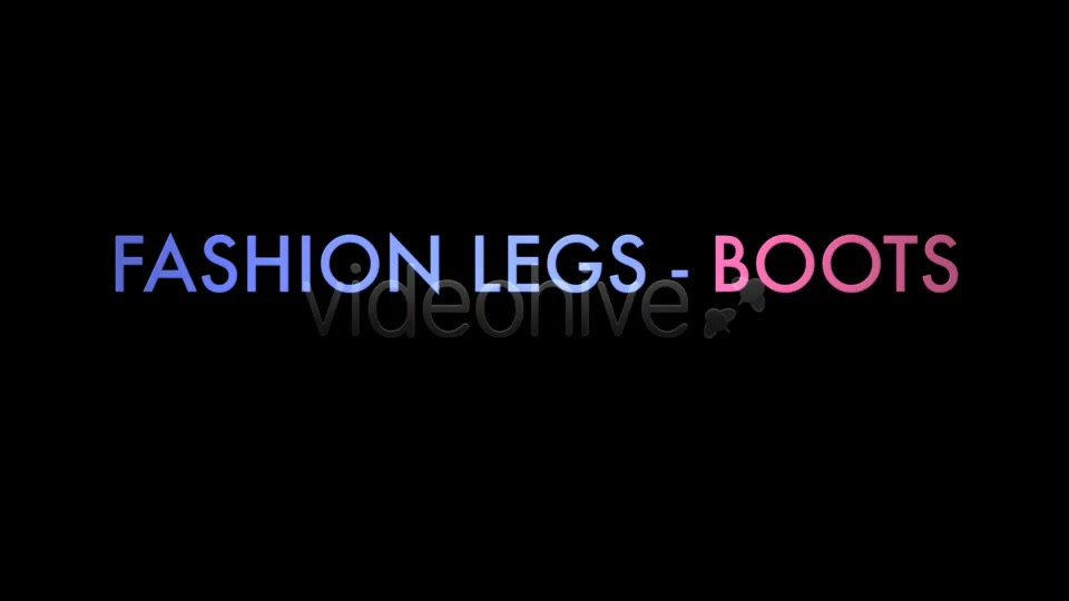 Fashion Legs Fancy Boots Pack of 4 Videohive 3795163 Motion Graphics Image 4