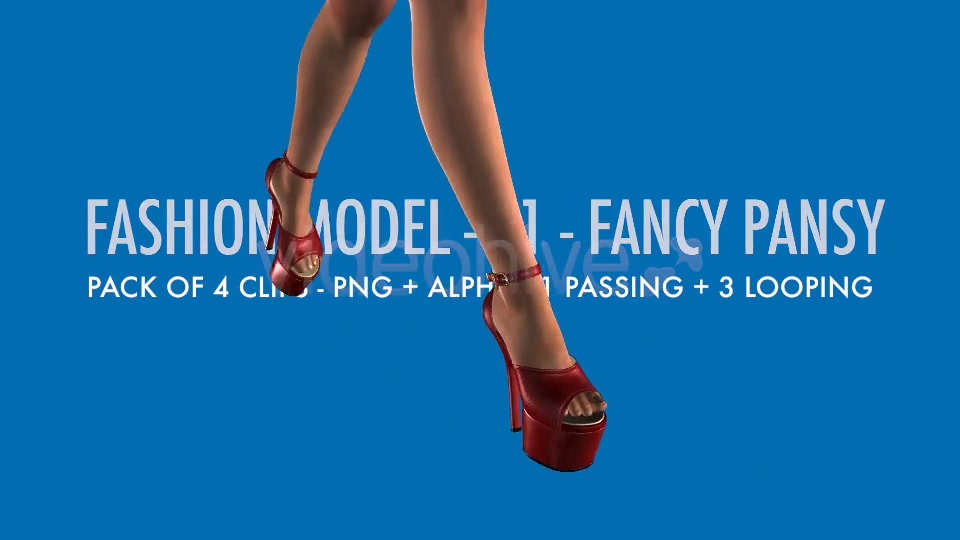 Fashion Model 01 Fancy Pansy Pack of 4 Videohive 7223265 Motion Graphics Image 7