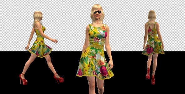 Fashion Model 01 Fancy Pansy Pack of 4 - 7223265 Download Videohive